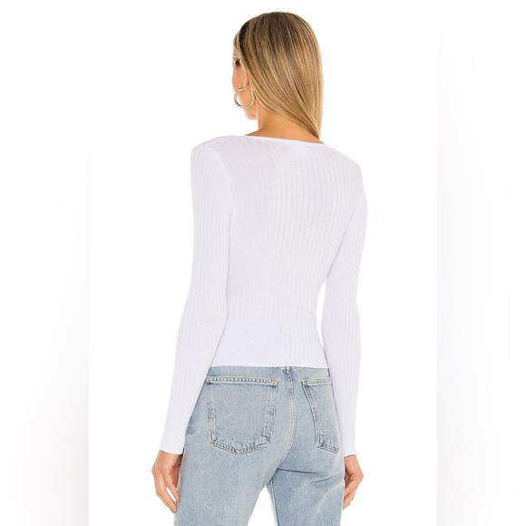 $108 LOVERS + FRIENDS RIBBED WRAP MAJORELLE FOR LOVE LEMONS TULAROSA REVOLVE Y2K - Picture 10 of 10